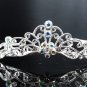 Vintage Crystal Bridal Tiara;Silver Alloy Rhinestone Wedding Headpiece Comb 1003