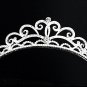 Elegant Crystal Bridal Tiara;Sweetheart Silver Alloy Rhinestone Wedding Headpiece Comb 1177