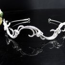 Crystal Bridal Tiara;Silver Serpent Alloy Rhinestone Wedding Headband Comb 1262