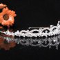 Bridal Tiara;Princess Silver Rhinestone Wedding Headpiece Comb 352