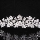 Bridal Tiara;Princess Silver Crystal Wedding Headpiece Comb 370