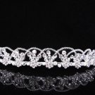 Princess Silver Crystal Wedding Headpiece,Bridal tiara,Comb 376