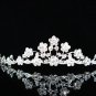 Silver Alloy Pearl Wedding Headpiece,Gorgeous Bridal Tiara,Floral Crown 1312