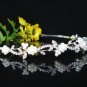 Silver Alloy Wedding Headpiece,Gorgeous Bridal Tiara,Floral Pearl Crown 2088