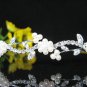 Silver Alloy Wedding Headpiece,Gorgeous Bridal Tiara,Floral Pearl Crown 2088