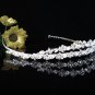 Silver Alloy Twin Wedding Headband,Gorgeous Bridal Tiara,Crown 2214