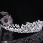 Crystal Wedding Headpiece;elegance Silver Bridal Tiara 439