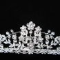 Crystal Wedding Headpiece;elegance Silver Bridal Tiara 517