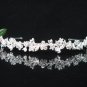 Alloy Floral Crystal Wedding Headband;elegance Silver Bridal Tiara cr1s