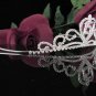 Cute Sweet 15 Crystal Happy Birthday Tiara ;Delicate Silver Sweetheart Crown Regal #46