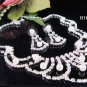 Silver Fashion Pearl Jewelry set; Bridal Necklace Set;Rhinestone Wedding pin Earring Necklace #168