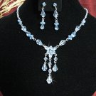 Fashion jewelry necklace set;Bridal Necklace Set;Dangle and drop pin Earring set#4722