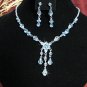 Fashion jewelry necklace set;Bridal Necklace Set;Dangle and drop pin Earring set#4722