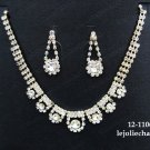 Fashion jewelry necklace set;Bridal Necklace Set;Elegance Clip Earring set#1106