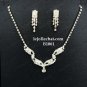 Fashion jewelry necklace set;Bridal Necklace Set;Elegance Clip Earring set#1061