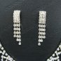Bridal Necklace Set;Elegance Clip Earring set; Fashion jewelry necklace set #1150
