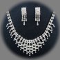 Elegance Clip Earring set; Bridal Necklace Set;Fashion jewelry necklace set #2065