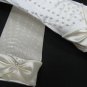 Ivory Bridal Gloves ;Satin Elbow Embroidery Pearl Bride Gloves #60i