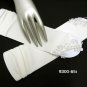 Ivory Bridal Gloves ;Satin finger-less French Lace Pearl Bride Gloves #65i