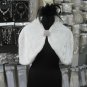 Bridal Faux Fur Shrug : Ivory Shawl Stole ;Wedding Wrap#sh9