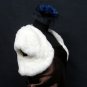 BRIDAL WEDDING OFF WHITE BOLERO FAUX FUR SHRUG ; WEDDING WRAP SHAWL SCARF#sh15