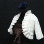 BRIDAL WEDDING OFF WHITE BOLERO ; FAUX FUR SHRUG ; WEDDING WRAP SHAWL SCARF#sh19