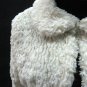 Off White Wedding Bridal Long Sleeve Faux Fur Shawl ;Wedding Bolero Jacket Wrap#sh23