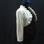 Off White Wedding Bridal Long Sleeve Faux Fur Shawl ;Wedding Bolero Jacket Wrap#sh25