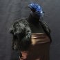 Wedding Bridal Sleeve Faux Fur Shawl ; Black Wedding Bolero Jacket Wrap#sh28bk