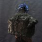 Wedding Bridal Sleeve Faux Fur Shawl ; Black Wedding Bolero Jacket Wrap#sh28bk
