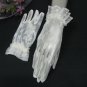 Off white Bridal Gloves ;French Lace Wrist Bride Gloves #9519i