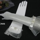 Ivory Crochet Bridal Gloves ;Fancy Elbow Bride Gloves #6i