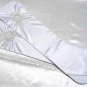 Finger-less Bridal Gloves ;Fancy Elbow Satin Bride Gloves #10W