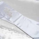 Finger-less Bridal Gloves ;Fancy Elbow Satin Bride Gloves #14W