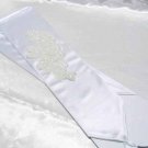 Finger-less Bridal Gloves ;Fancy Elbow Satin Bride Gloves #13W
