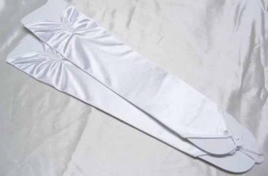 Finger-less Bridal Gloves ;Fancy Elbow Satin Bride Gloves #26w
