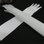 White Bridal Gloves ;Elbow elastic Lycra Bride Gloves #38w