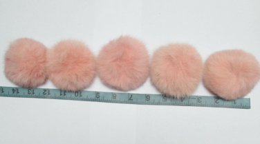 5 piece Handmade Dyed prestige Color Rabbit fur boa ; fluffy Thick Feather boa #FB7