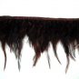 Handmade Turkey feather fringe; fluffy Dyed brown marabou Feather boa #Ff20