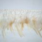 Handmade Turkey feather fringe; fluffy Natural marabou Feather boa #Ff23