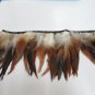 Handmade Turkey feather fringe; fluffy natural marabou Feather boa #Ff37