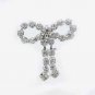6 PCS BRIDAL HAIRPIN; SILVER CUTE BOW WEDDING HAIR PIN #1320