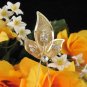 3 PCS BRIDAL HAIRPIN; GOLDEN SPARKLE WEDDING HAIR PIN #986g