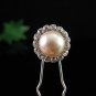 4 PCS BRIDAL HAIRPIN;SILVER SPARKLE WEDDING HAIR PIN #1694