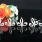6 PCS BRIDAL HAIRPIN;SILVER SPARKLE ALLOY WEDDING HAIR PIN #123