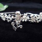 6 PCS BRIDAL HAIRPIN;SILVER ALLOY DAISY WEDDING HAIR PIN #CN1