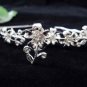 6 PCS BRIDAL HAIRPIN;SILVER ALLOY DAISY WEDDING HAIR PIN #CN1