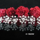 6 PCS BRIDAL HAIRPIN;SILVER WHITE CRYSTAL WEDDING HAIR PIN #1963W