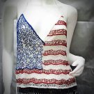 Sexy Halter Top ; woman hippie top; fashionable sequin beaded dancing belly bar top#10