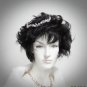 Bridal Bride Silver Crystal Small Crown ;Delicate Silver Pearl Tiara Regal ;wedding headpiece#6080